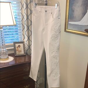 Chico's So Slimming Girlfriend Slim Leg Ankle jeans US 2, Chico’s 00R